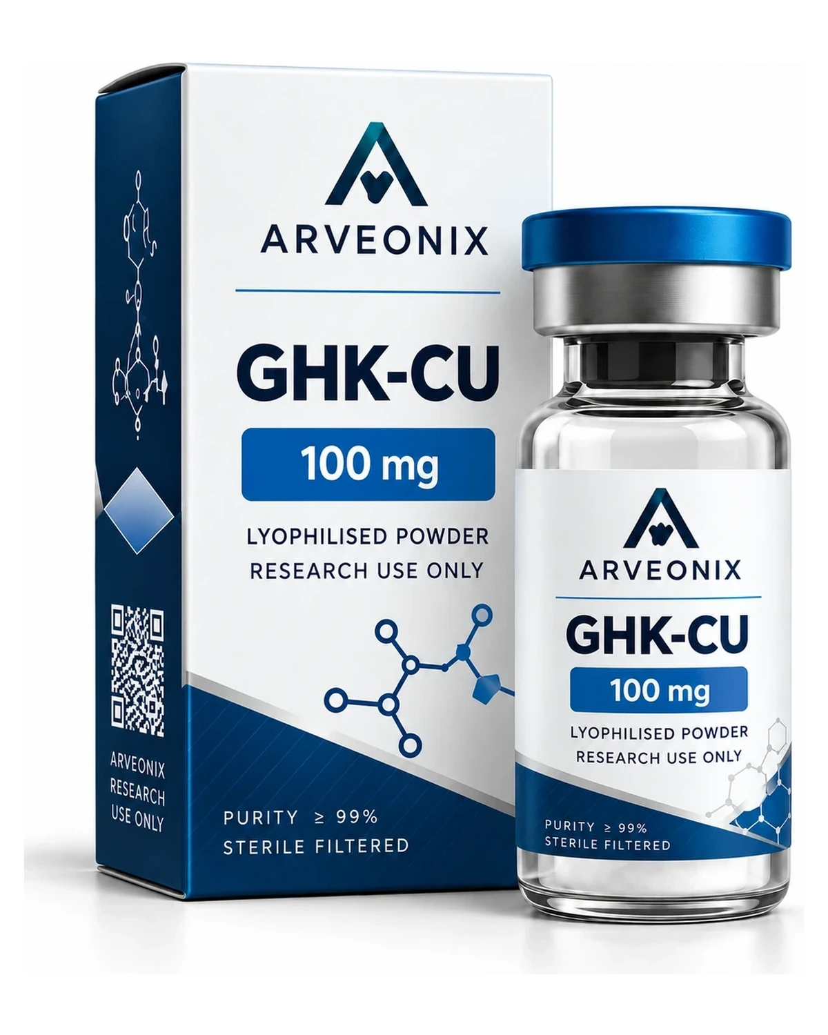 GHK-CU 100mg ARVEONIX product image