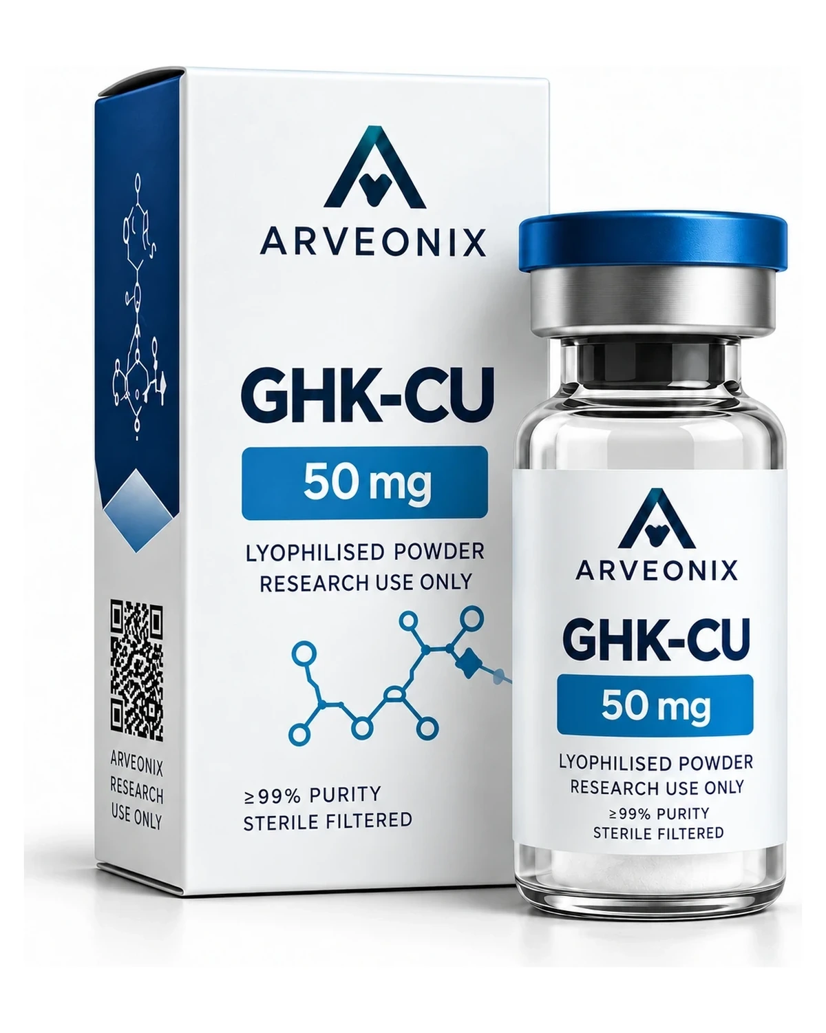 GHK-CU 50mg ARVEONIX product image