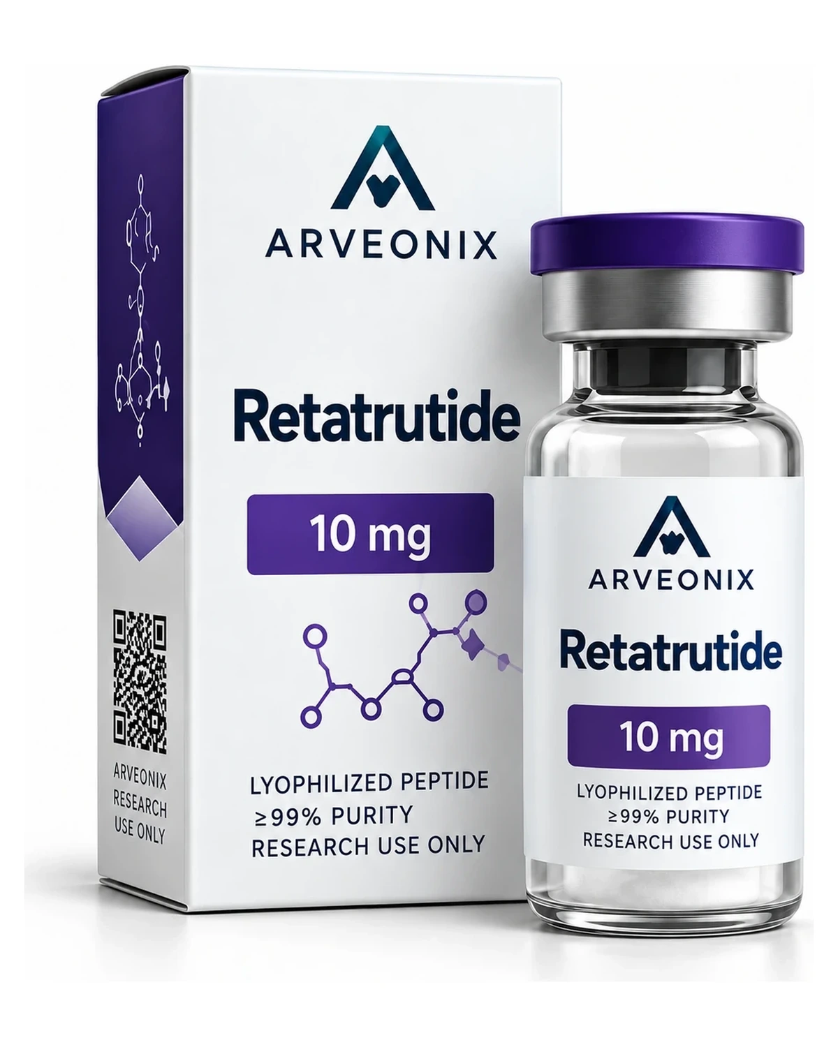 Retatrutide 10mg ARVEONIX product image