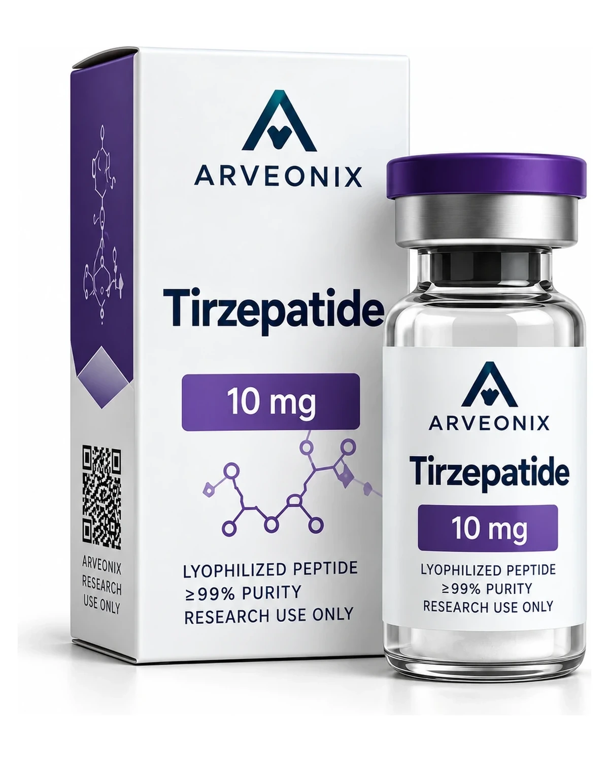 Tirzepatide 10mg ARVEONIX product image